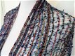 Meerkleurig lang Fair Trade sjaal met franje - 0 - Thumbnail
