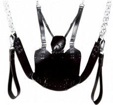 zware echte lederen volwassen swing sling