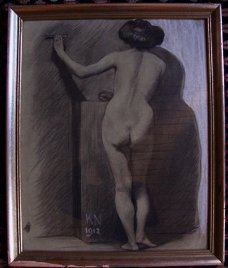 Art Nouveau Drawing Kai Nielsen Denmark