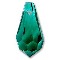 Swarovski 6000 Emerald 15 x 7.5mm Per Stuk - 1