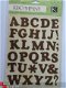 K&Company chipboard alphabet urban rhapsody - 1 - Thumbnail