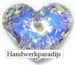 Swarovski 6264 Truly in Love Hart Crystal AB 28mm - 1