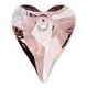 Swarovski 6240 Wild Heart Crystal Antique Pink 27mm - 1 - Thumbnail