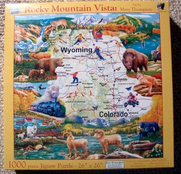 SunsOut - Rocky Mountain Vista - 1000 Stukjes - 2