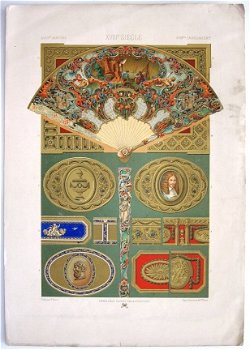 8 platen Chromolithografie 19e eeuw - 4