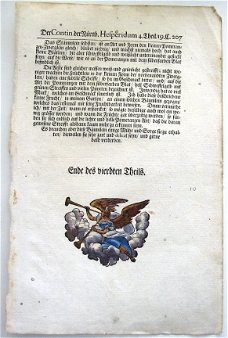 Folioblad 1714 Continuation der Nürnbergischen Hesperidum