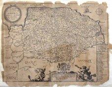 A Mapp of Norfolck 1673 Ric. Blome  Norfolk Engeland England