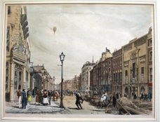 TS Boys Lithografie 1842 Picadilly looking towards the City
