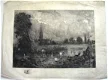 Charles Louis Kratke 1889 ets/gravure sur Japon - 1 - Thumbnail