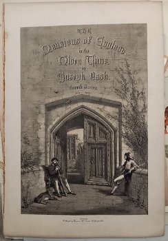 4 Litho's 1839-49 4 Mansions of England in the Olden Time - 3