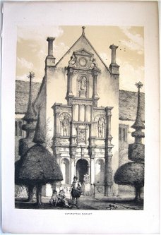 Lithografie Waterstone Dorset [c. 1841] Engeland Joseph Nash