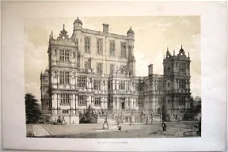 Lithografie Wollaton Nottinghamshire [c.1841] Joseph Nash