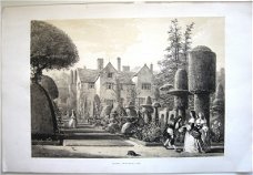 Lithografie Levens Westmoreland [c.1841] Joseph Nash