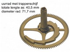 Uurrad met trappenschijf, Art.Nr: URTS-18A