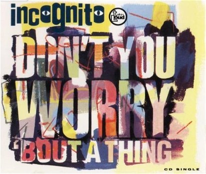 Incognito - Don't You Worry 'Bout A Thing 4 Track CDSingle - 1