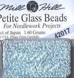 Mill Hill Seed-Petite Beads 42017 Crystal Aqua - 1