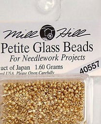 Mill Hill Seed-Petite Beads 40557 Gold - 1