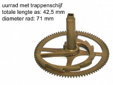 Uurrad met trappenschijf, Art.Nr: URTS-05A