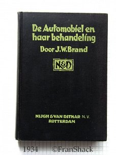 [1934] De automobiel en haar behandeling, Brand, Nijgh & van Ditmar