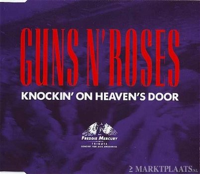 Guns N' Roses - Knockin' On Heaven's Door 2 Track CDSingle - 1