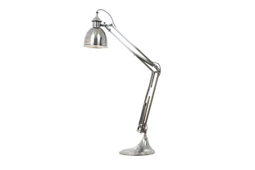 Milan tafellamp antiek zilver - 2