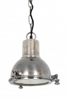 Barbados hanglamp antiek zilver - 2