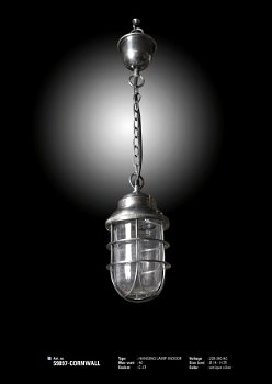 Cornwall hanglamp antiek zilver - 3