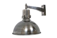 Rochdale muurlamp wandlamp antiek zilver, wit van binnen