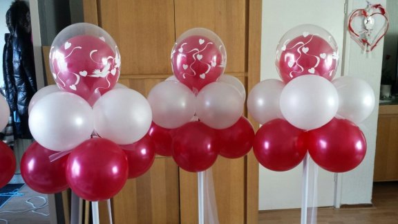 Blitz Ballonnen.Ballonnen decoratie, helium ballonnen Z-Holland. Bruiloft - 2
