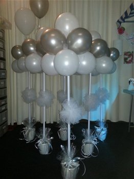 Blitz Ballonnen.Ballonnen decoratie, helium ballonnen Z-Holland. Bruiloft - 1