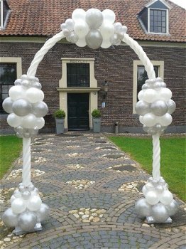 Blitz Ballonnen.Ballonnen decoratie, helium ballonnen Z-Holland. Bruiloft - 6