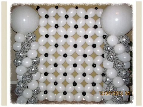 Blitz Ballonnen -bogen-pilaren-ballonnenwanden-balloncijfers-ballonletters. - 4