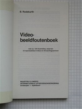 [1983] Videobeeldfoutenboek, Rodekurth, M. Kluwer Int. - 2