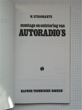 [1985] Montage en ontstoring van autoradio's, Stroobandts, Kluwer TB - 2