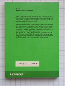 [1982] Transistoren-Kurz-Tabelle, Franzis - 4