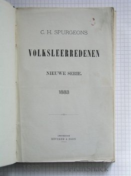 [1883] Volksleerredenen, Nieuwe Serie, Spurgeons, Höveker - 2