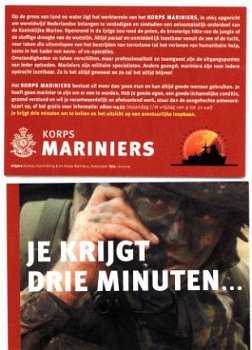 Telefoonkaart van het Korps Mariniers - 2