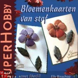 Bloemenkaarten van stof met fiberfill - 1