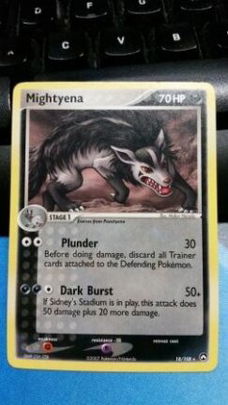 Mightyena  18/108  Rare   ex power keepers