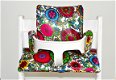 Stokke stoelverkleiner kussen gecoat voor trip trap kinderstoel 'Oilily' - 1 - Thumbnail