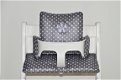 Stokke stoelverkleiner kussen gecoat voor trip trap kinderstoel 'grey polka' - 4 - Thumbnail