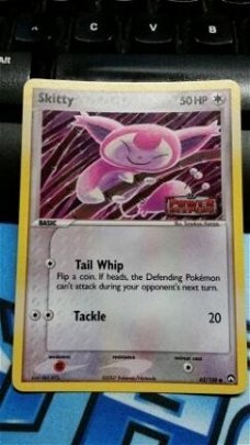 Skitty  62/108 (reverse)  ex power keepers nm