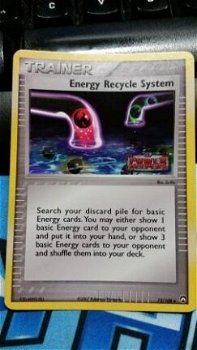 Energy Recycle System 73/108 (reverse) ex power keepers nm - 0