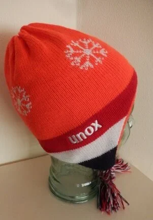 Unox kindermuts met kwasten en ijsterren - Afbeelding 2