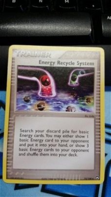 Energy Recycle System  73/108 ex power keepers