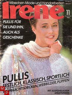 Irene Maschen-Mode und Handarbeiten November 1984 - 1