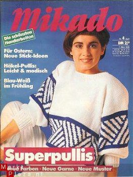 Mikado Die Schönsten Handarbeiten 1986 Nr. 4 April GERESERVEERD - 1