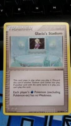 Glacia's Stadium  76/108 ex power keepers nearmint