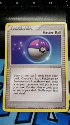 Master Ball  78/108 ex power keepers