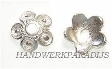 Kralenkapje Ø 9mm Sterling Silver 925 Per Stuk